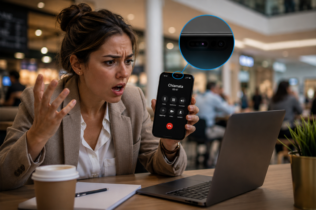 Quando il display non si spegne: il sensore di prossimità