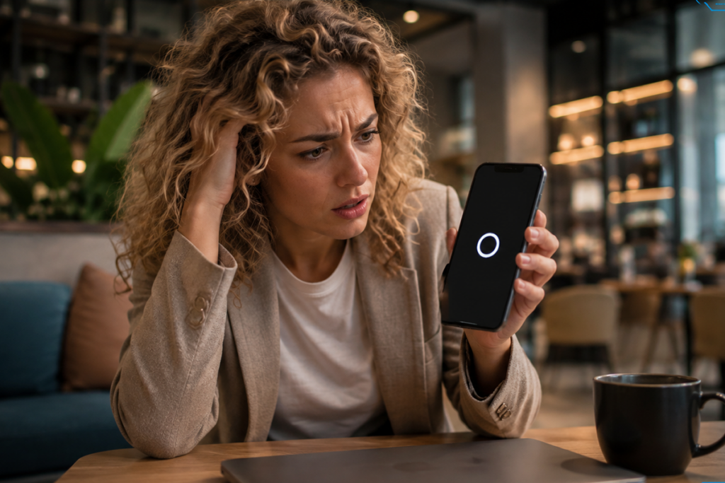 Smartphone bloccato sul logo: il guasto nel connettore batteria